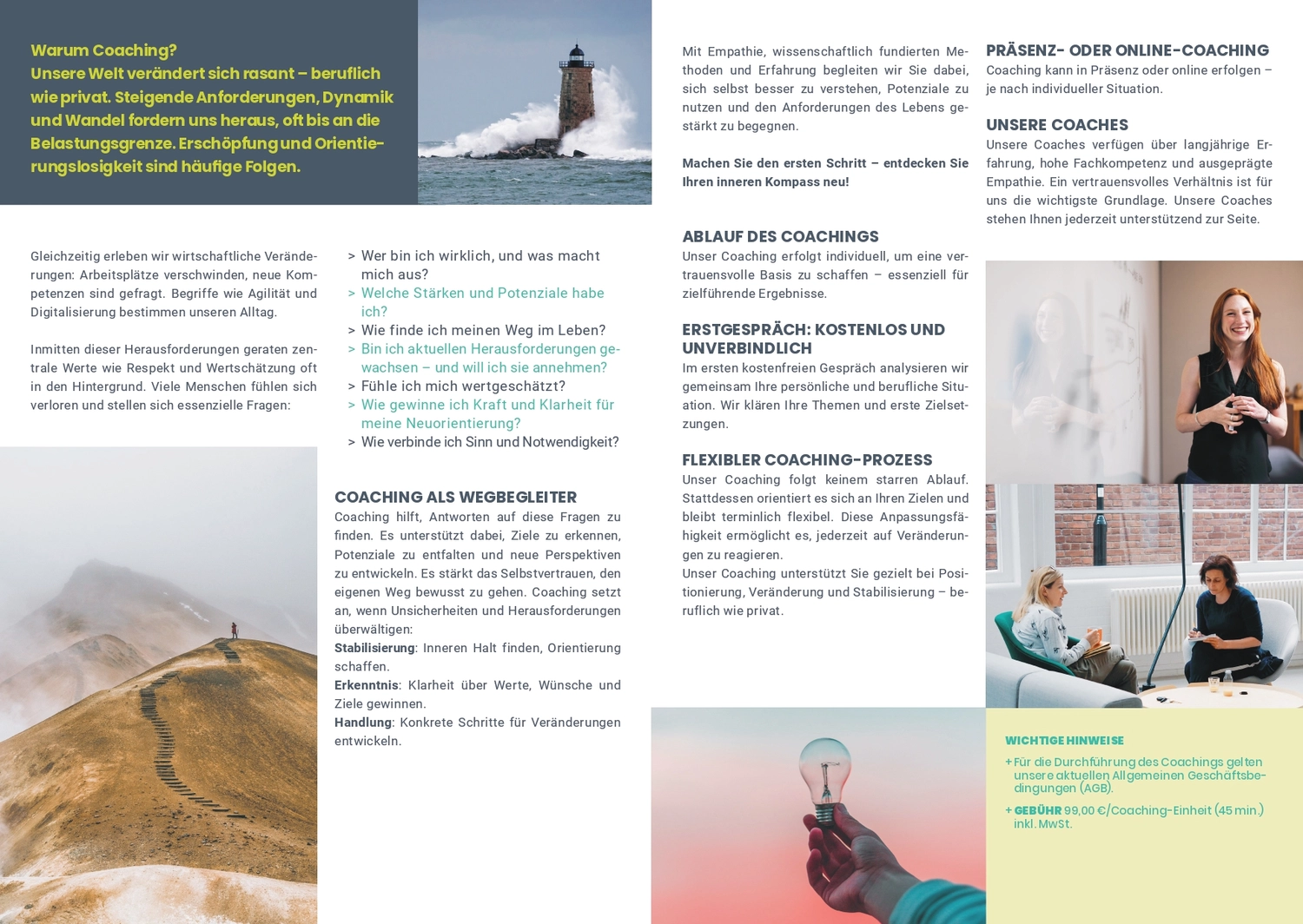 Ein Mann überzeugt ein Paar in einem Büro