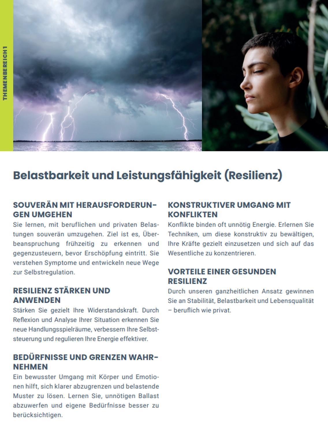 Ein Mann überzeugt ein Paar in einem Büro